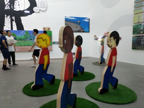 希帕畫廊雙個(gè)展開幕，李菁、張業(yè)鴻的兩種敘事
