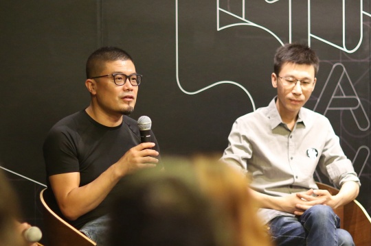 中央美院版畫系副教授、常青藤計(jì)劃2018總策展人康劍飛發(fā)言
