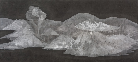 安曉彤 《山水》 100 × 220 cm 宣紙、水墨 2018
