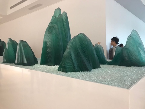 ”山水“展覽現(xiàn)場(chǎng)
