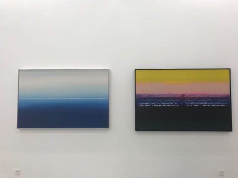 “我認出風暴”蔣志個展現場
