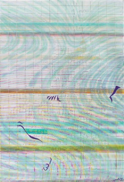 徐振邦《空白敘述-01》160×110cm 綜合材料 2018
