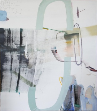 韓青臻 《清醒的和被終止的》 160×140cm 布面丙烯 2018
