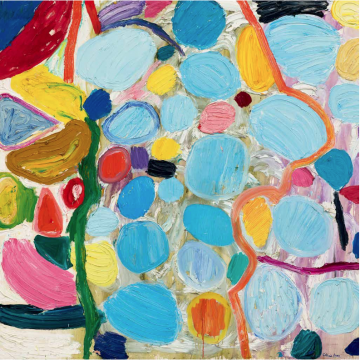 吉蓮·艾爾斯《芙瑞娜》198 x 198 cm  布面油畫 1994
