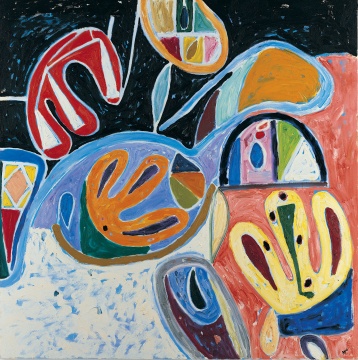吉蓮·艾爾斯 《回歸》213 x 213 cm 布面油畫  2006
