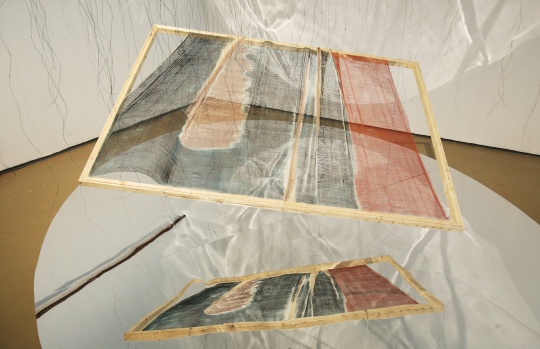 “觀真——當(dāng)代漆藝術(shù)個(gè)展亞洲巡展（北京站）”展覽現(xiàn)場(chǎng)
