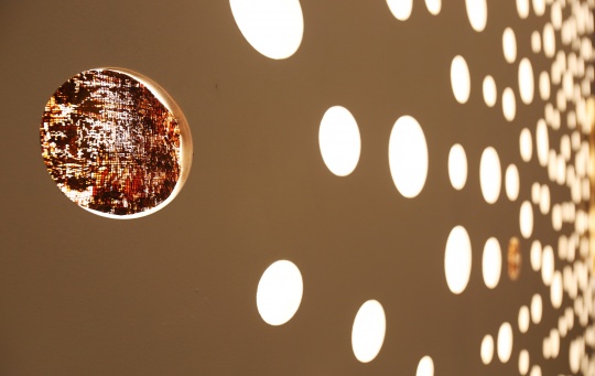 “觀真——當(dāng)代漆藝術(shù)個(gè)展亞洲巡展（北京站）”展覽現(xiàn)場(chǎng)

