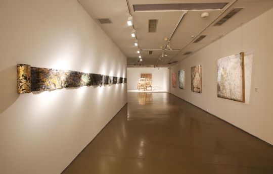 “觀真——當(dāng)代漆藝術(shù)個(gè)展亞洲巡展（北京站）”展覽現(xiàn)場(chǎng)
