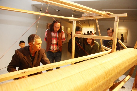 “觀真——當(dāng)代漆藝術(shù)個(gè)展亞洲巡展（北京站）”展覽現(xiàn)場(chǎng)

