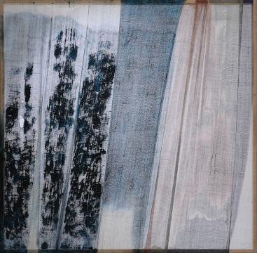 《折·2》177×177cm 大漆、苧麻 2018
