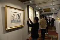華藝國際2018秋季拍賣會北京巡展啟幕 多件重量級拍品亮相,周春芽,艾軒,李貴君,張大千,徐悲鴻,黃賓虹,吳冠中