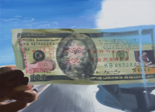 謝南星《誤解的肖像》80 x 110 cm  布面油畫 2018 
