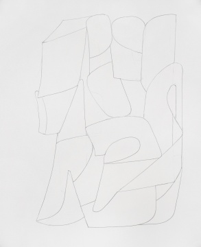 《水仙子》紙本素描 34×28cm 2018
