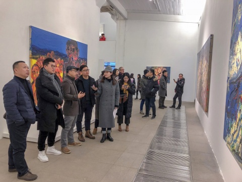 白盒子藝術(shù)館 張旭東個展“淖中花”現(xiàn)場
