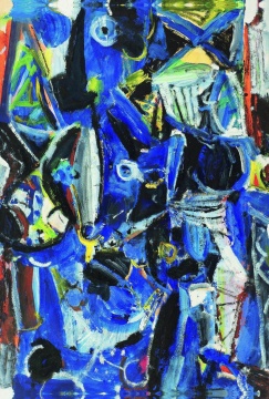 吳大羽《京韻》木板油彩 64x45cm 1950
