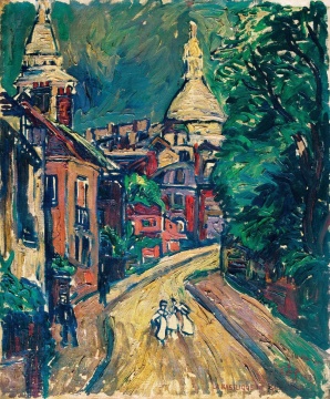 劉海粟《巴黎圣心院》布面油彩 73x60cm 1931
