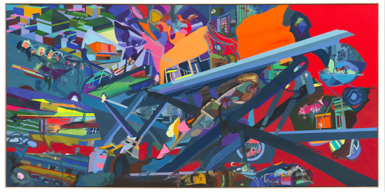 弗蘭茲·艾稞曼《貨物》540 × 260cm 布面油畫 2009