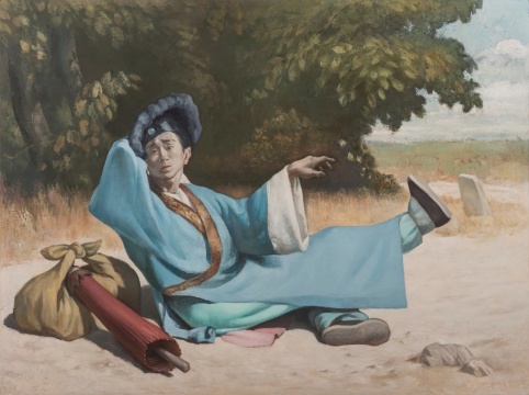 王興偉《負(fù)心漢》布面油畫 150x200cm 2017年
