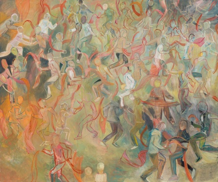 段正渠 《橫山》 150x180cm 布面油畫 2018
