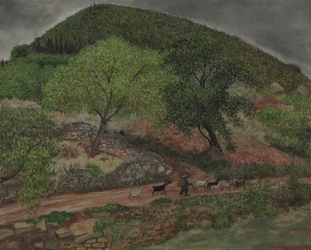 毛旭輝《圭山四月》  80×100cm  布面油畫  2015.04
