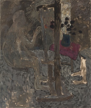 王玉平  《冥（畢業(yè)創(chuàng)作）-5 》 215x170cm   1989年  
