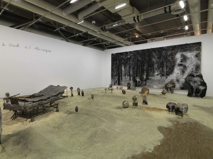 2015年法國蓬皮杜藝術(shù)中心“安塞姆·基弗回顧展”現(xiàn)場
