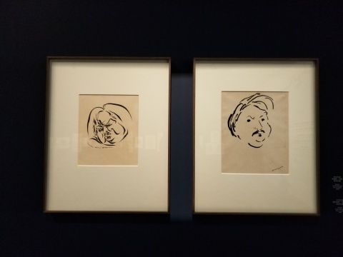 安德烈·馬松的紙本水墨，1946
