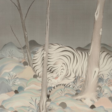 劉少媛《寐》68cm×68cm-絹本設(shè)色2017
