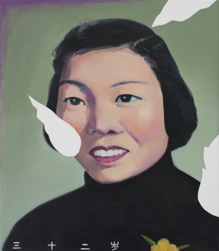 譚彼得 《三十二歲》 布面油畫 80x70cm 2018
