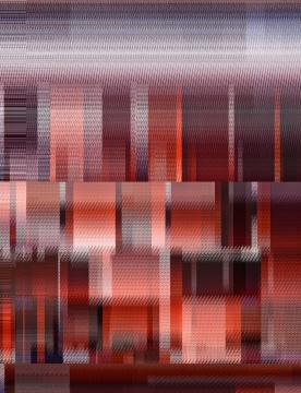 馬晟哲 《Landscape-2019- No.3》宣紙+礦物質(zhì)顏料藝術(shù)微噴+藝術(shù)樹脂 80x60cm 2019

