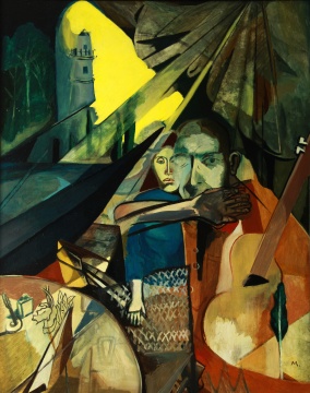 孟德宇 《黃金年代》 布面油畫 80X100cm 2019
