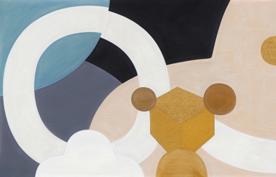 《我?guī)е鴷r空而來》 紙本水墨、丙烯、鉛筆 104x162cm 2019

