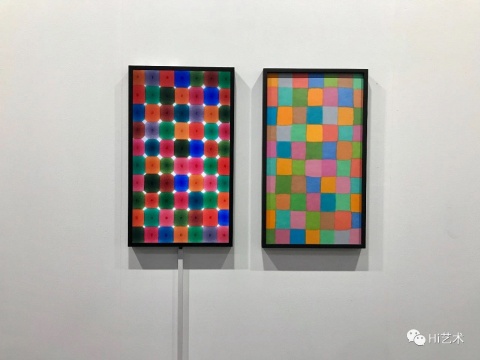 2018年的香港巴塞爾藝術展會，楊畫廊參展亞洲視野帶來董大為的作品，繪畫和繪畫的“紀實”影像一同展出

