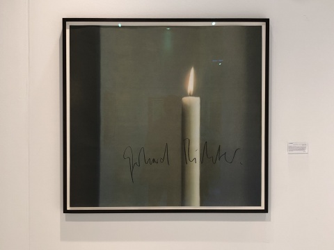 格哈德·里希特（Gerhard Richter） 《蠟燭》 1988 Ludorff畫(huà)廊
