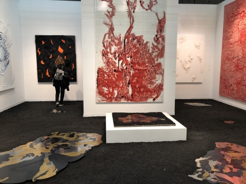 當(dāng)代唐人藝術(shù)中心展位
