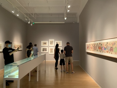 李津個(gè)展“心經(jīng)”，玉蘭堂展覽現(xiàn)場
