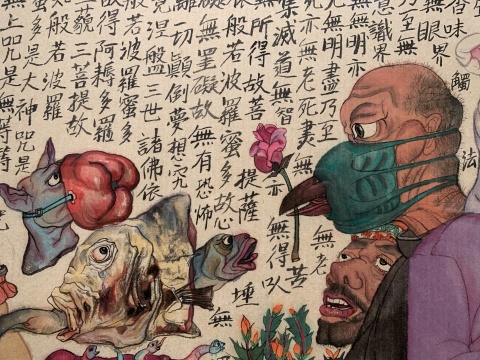 李津《心依舊》作品細(xì)節(jié)
