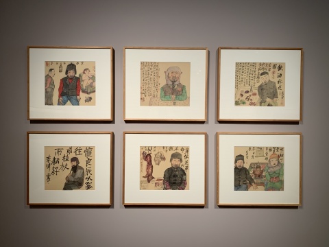 李津個(gè)展“心經(jīng)”，玉蘭堂展覽現(xiàn)場
