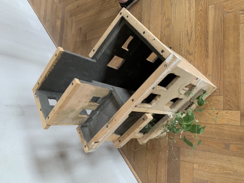 張新宇《有曼陀羅生長的房子》72×45×29.5cm 2019-2020
