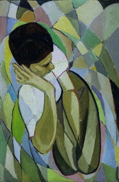 周邁由 《肖像》 1976年 星星美展參展作品
