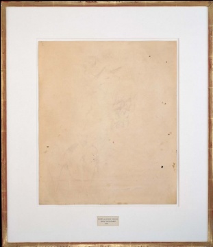 羅伯特·勞森伯格 《擦掉德·庫寧的畫》  64.1×55.2×1.3cm 1953 ??ROBERT RAUSCHENBERG FOUNDATION
