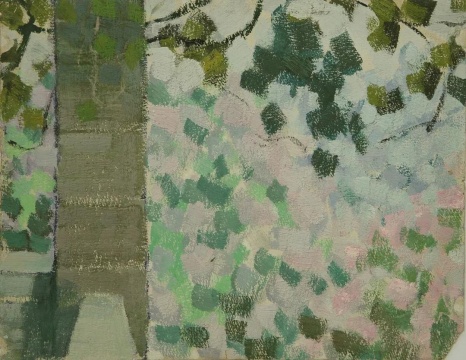 馬可魯《丁香》25.4x19.4cm 紙本油畫 1975
