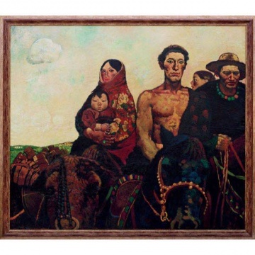 周春芽 《春天來了》 163×186.5cm 布面 油畫 1984成交價(jià)：8625萬元，刷新藝術(shù)家個(gè)人拍賣紀(jì)錄估價(jià)：1500萬-2500萬元，中國嘉德春拍