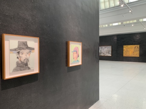 曾健勇作品，北京索卡展覽現(xiàn)場
