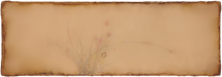 陳淑霞《襲人》70×202cm 布面油畫 2019
