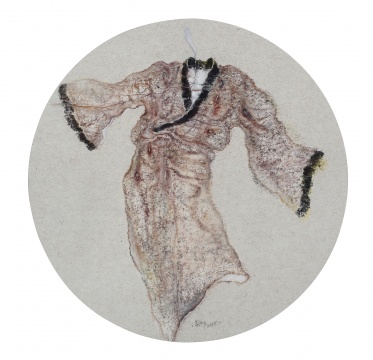  《微醺》 52×52㎝ 紙本色粉 2014
