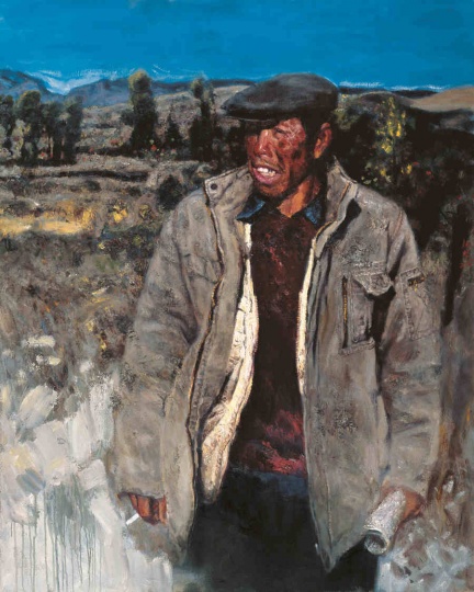 曹新林《寒露》 150cm×120cm 布面油畫 2008

