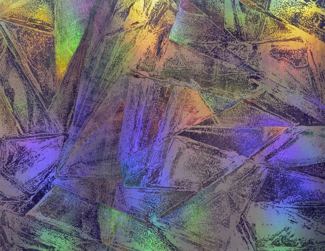 黃喆，《無量的瞬息No.26》110×85 cm，綜合材料，2018
