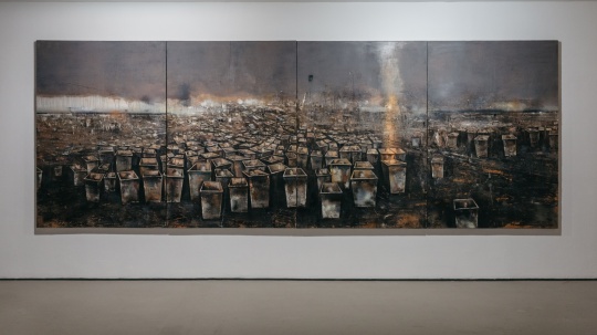 《工業(yè)日記270》 200×540cm 布面油畫 2011
