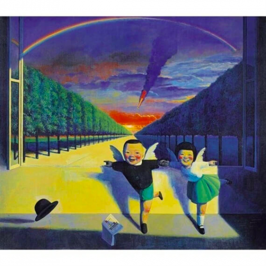 劉野 《金光大道》 170×200cm 丙烯油畫 1995

成交價(jià)：1684.32萬(wàn)元

2010香港蘇富比春拍
